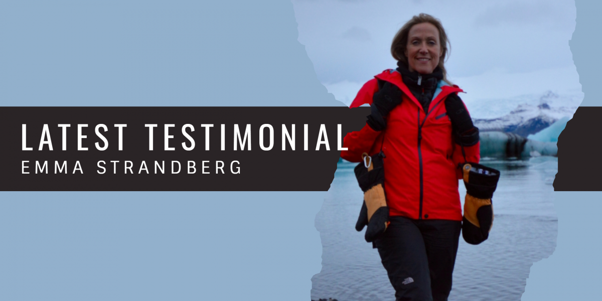 Emma Strandberg provides Palamedes PR with a testimonial and review