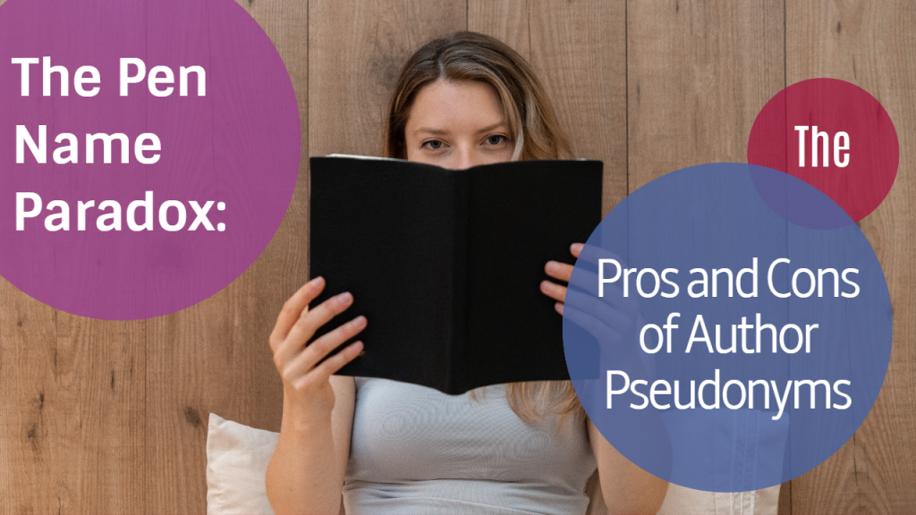 The Palamedes PRscribe publishing and PR blog delves into the pros and cons of using author pen names