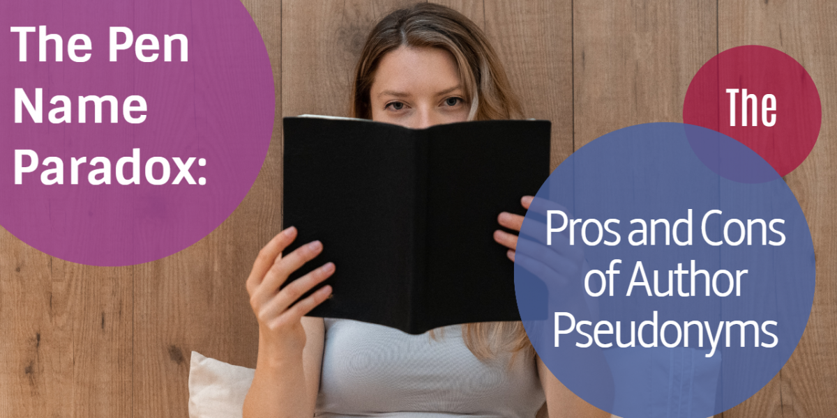 The Palamedes PRscribe publishing and PR blog delves into the pros and cons of using author pen names