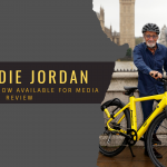 Ex Formula One boss Eddie Jordan launches his new range of electric 'Jordan' bikes in London. Copyright Palamedes PR/D&D Electric