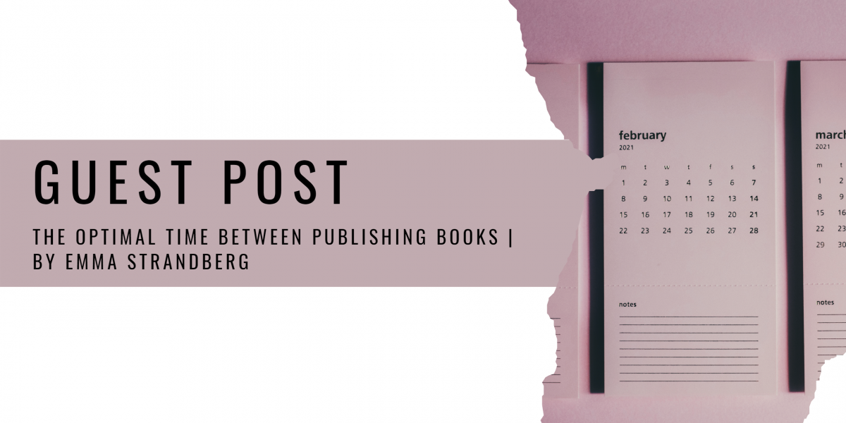 The Optimal Time Between Publishing Books, a guest post for the book PR agency Palamedes PR by the travel writer Emma Strandberg