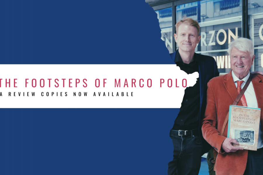 Stanley Johnson's new travel book, In the Footsteps of Marco Polo, is out now and available to the media for review.