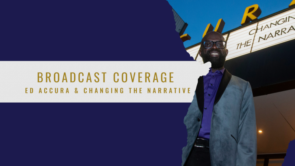 BSA co-founder Ed Accura. a client of Palamedes PR, is interviewed on multiple BBC stations about his documentary series, Changing The Narrative.