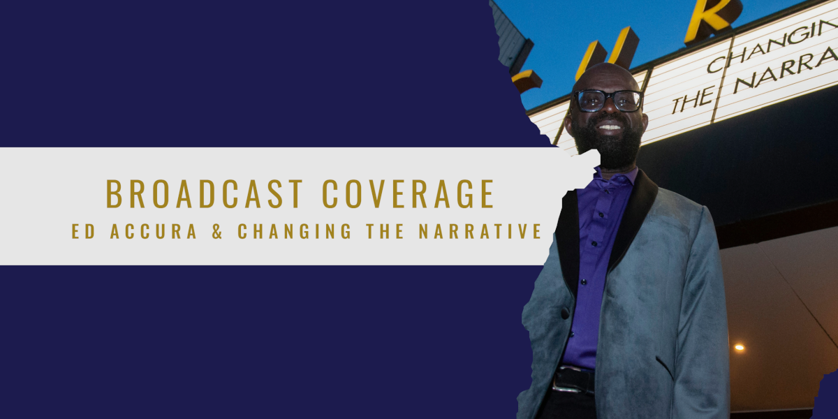 BSA co-founder Ed Accura. a client of Palamedes PR, is interviewed on multiple BBC stations about his documentary series, Changing The Narrative.