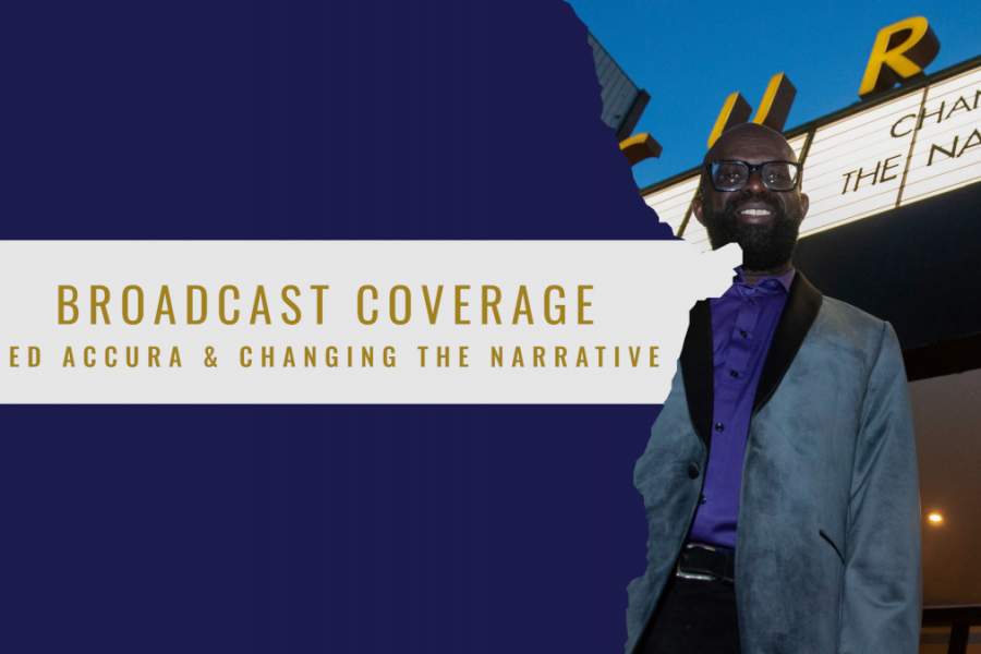 BSA co-founder Ed Accura. a client of Palamedes PR, is interviewed on multiple BBC stations about his documentary series, Changing The Narrative.