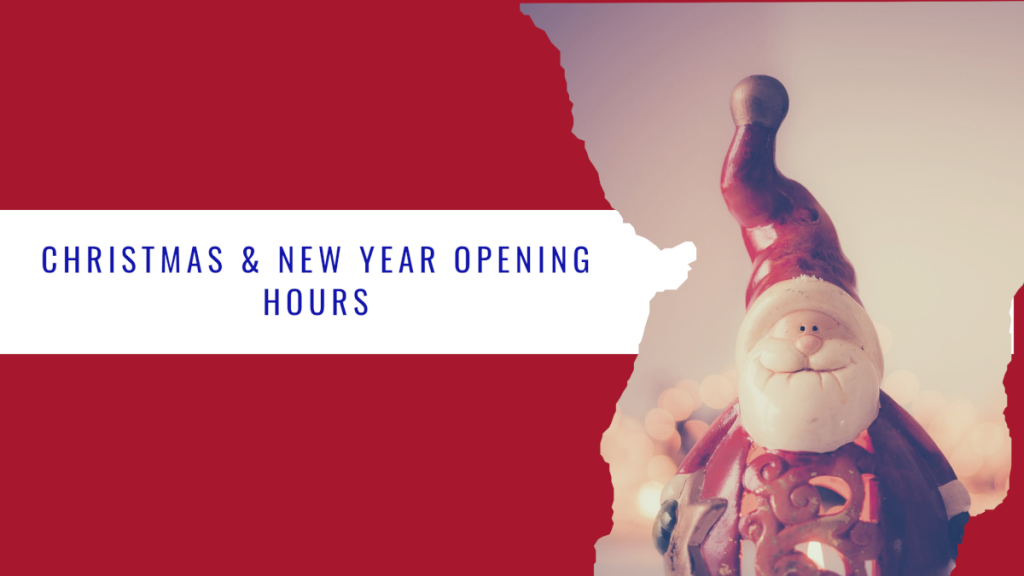 Palamedes PR Christmas and New Year opening hours.