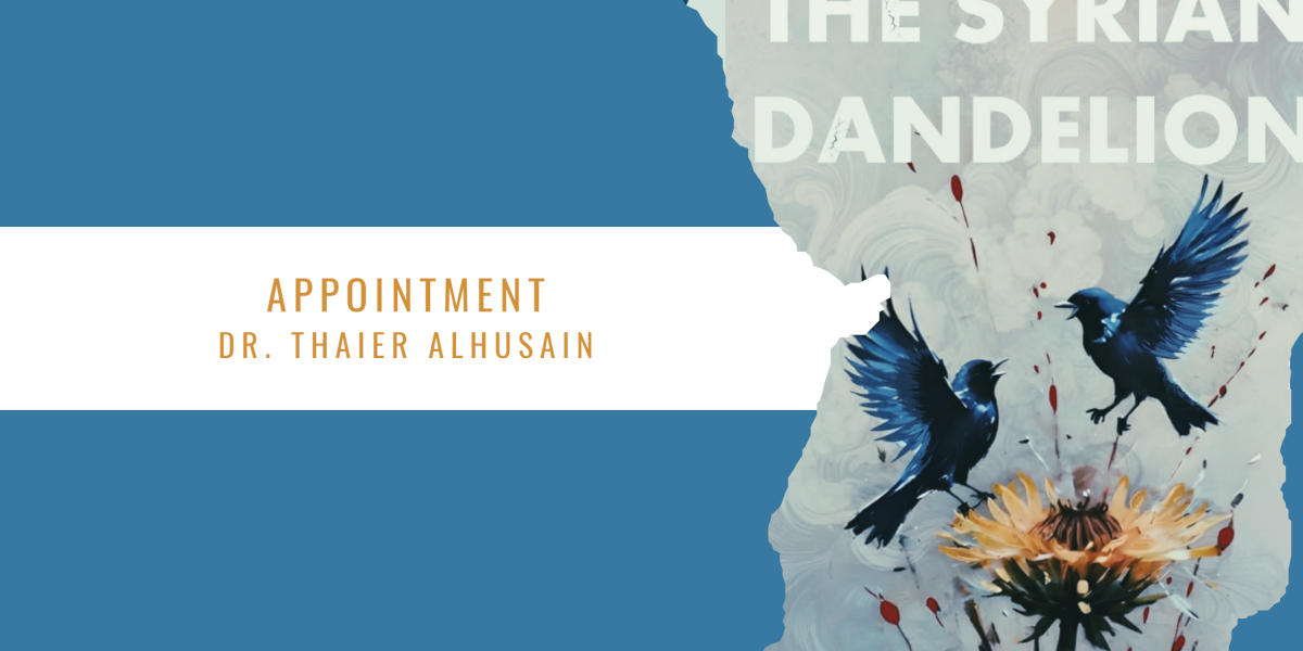 Dr. Thaier Alhusain appoints book PR agency Palamedes to promote his new novel The Syrian Dandelion.